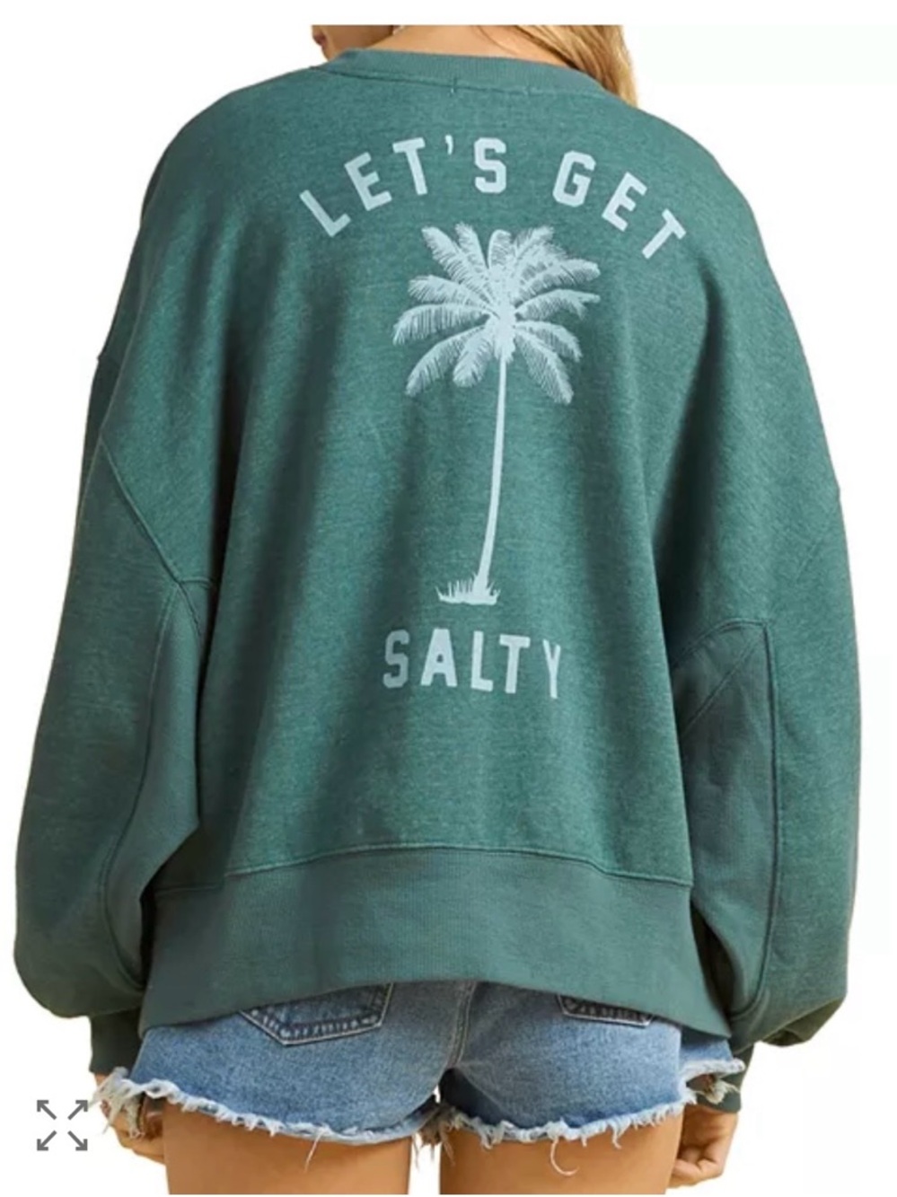 Billabong x The Salty Blonde | Vacation Mode Sweatshirt | Medium